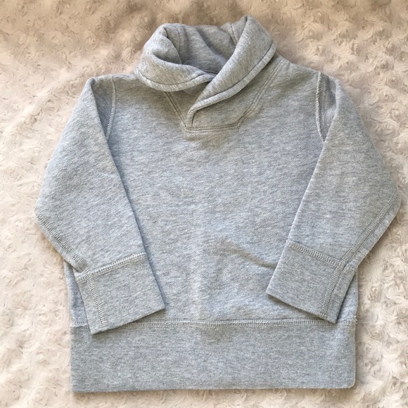 Crewcuts Shawl Collar Sweatshirt 2 XS Gray